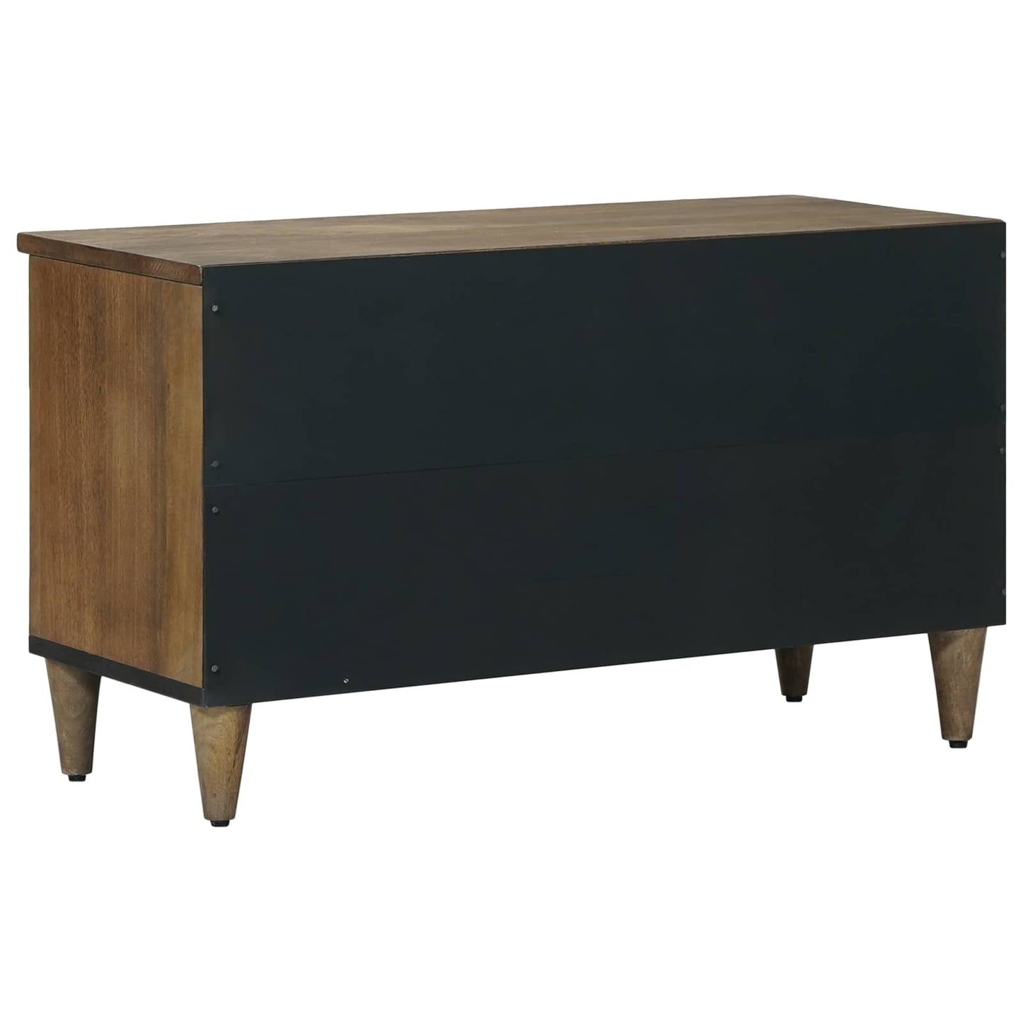 TV Cabinet with Drawer Brown 80 x 33.5 x 46 cm Solid Mango Wood