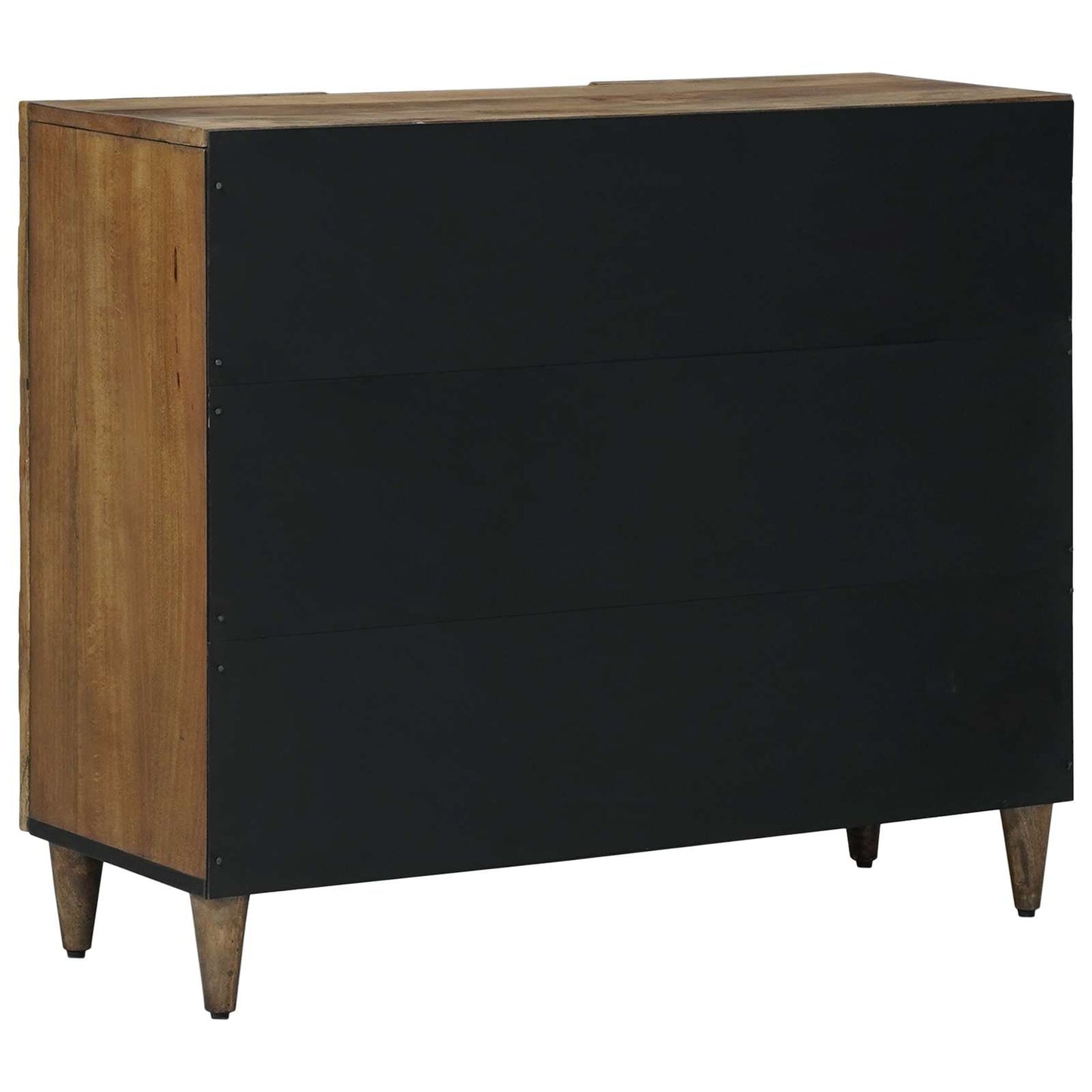 Sideboard with Shelf Brown 90 x 33.5 x 75 cm Solid Mango Wood
