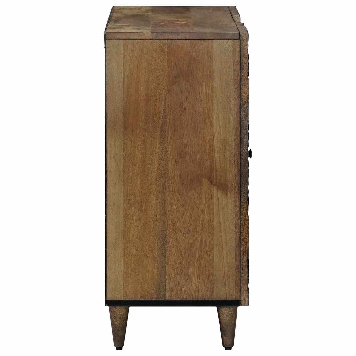 Sideboard with Shelf Brown 90 x 33.5 x 75 cm Solid Mango Wood