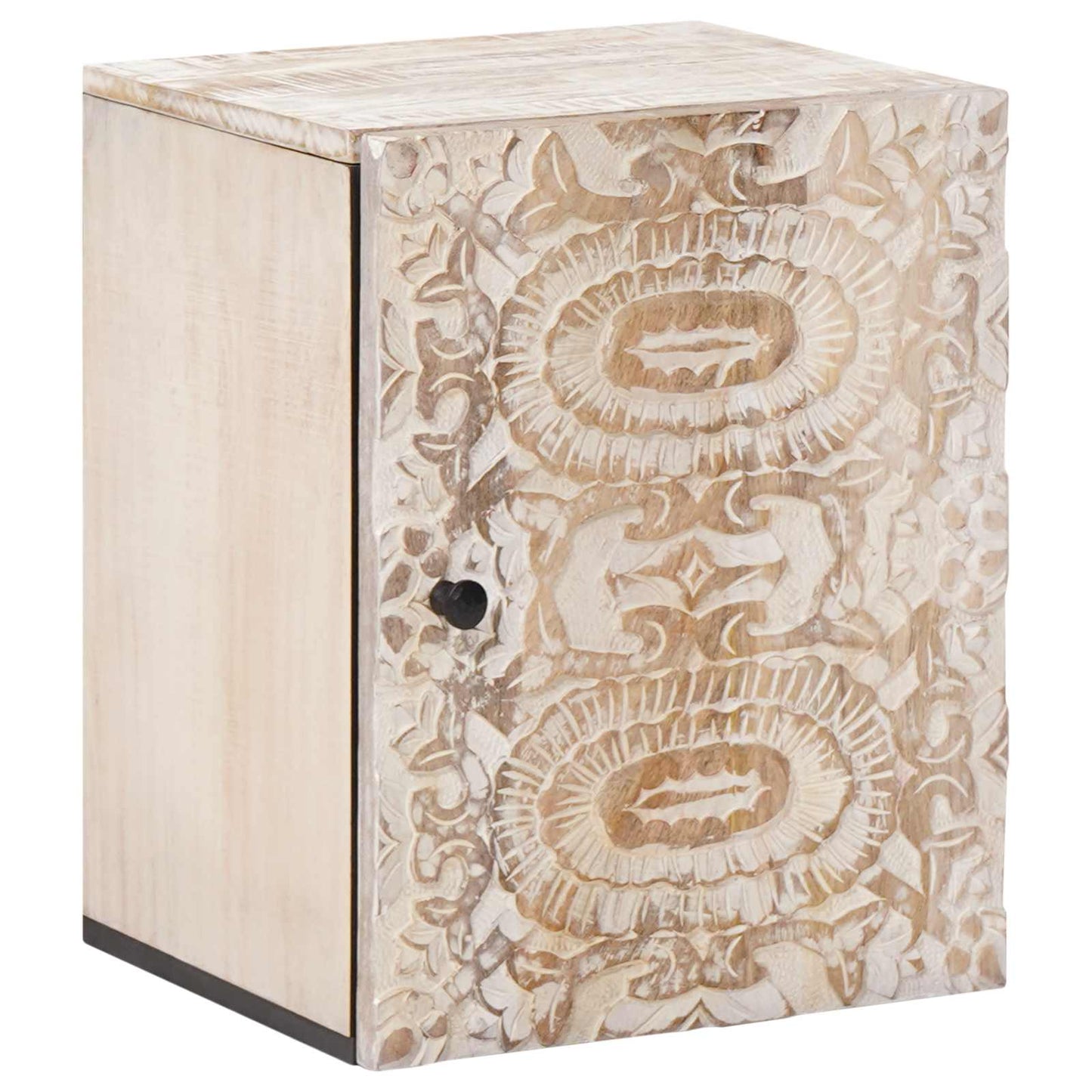Bathroom Hanging Cabinet with Storage White 38 x 33.5 x 48 cm