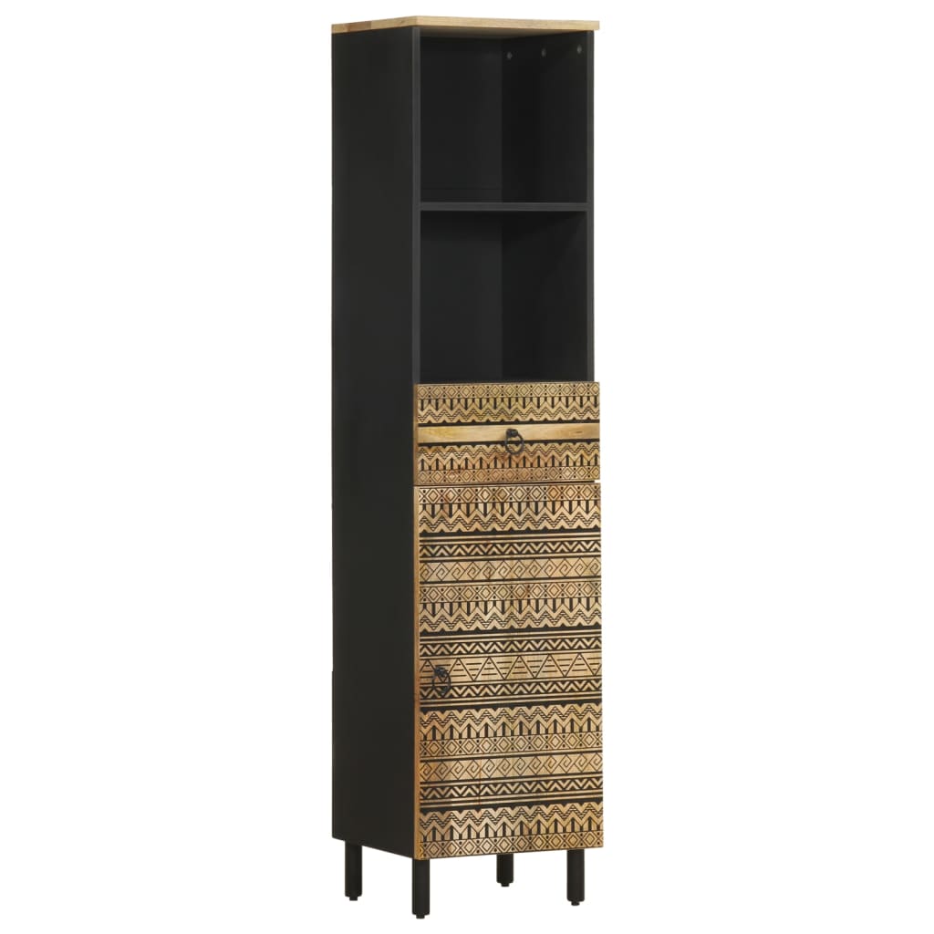 Bathroom Cabinet 38x33,5x160 cm Solid Wood Mango