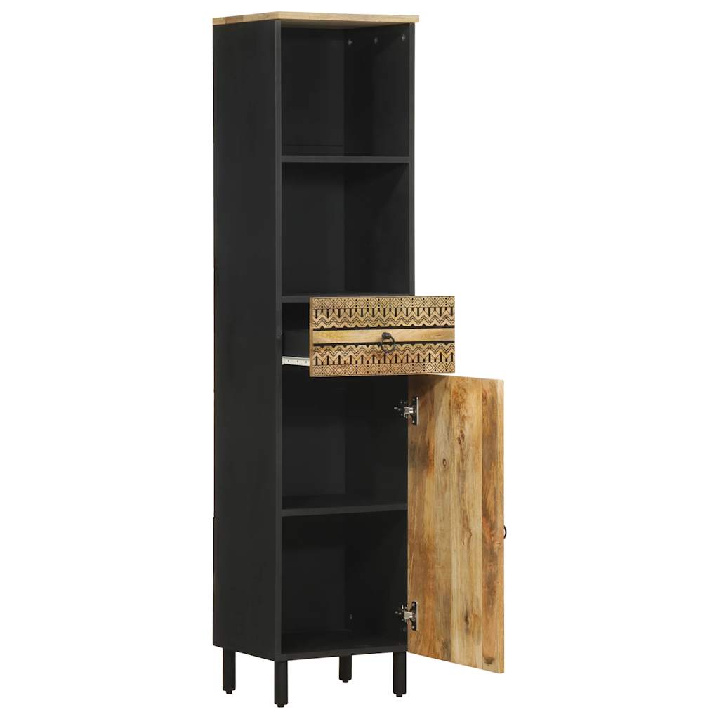 Bathroom Cabinet 38x33,5x160 cm Solid Wood Mango