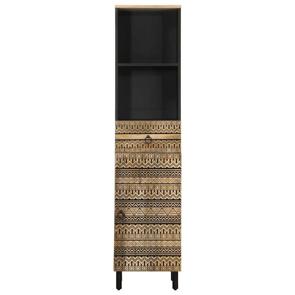 Bathroom Cabinet 38x33,5x160 cm Solid Wood Mango