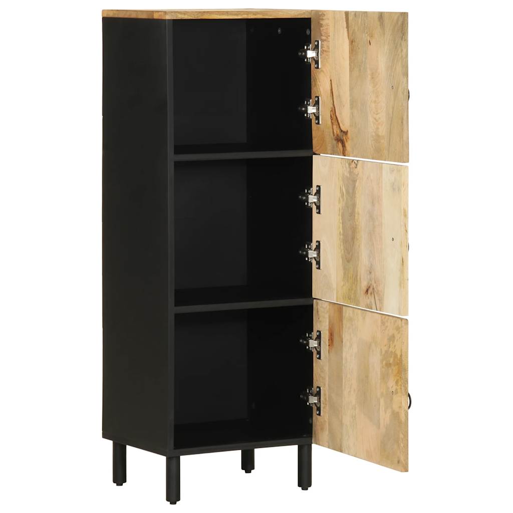 Highboard 40x33.5x110 cm Solid Rough Wood Mango