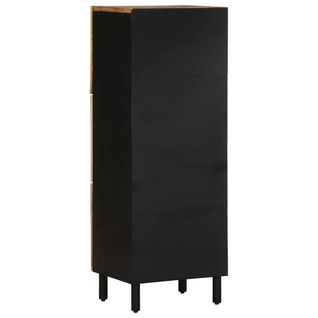 Highboard 40x33.5x110 cm Solid Rough Wood Mango