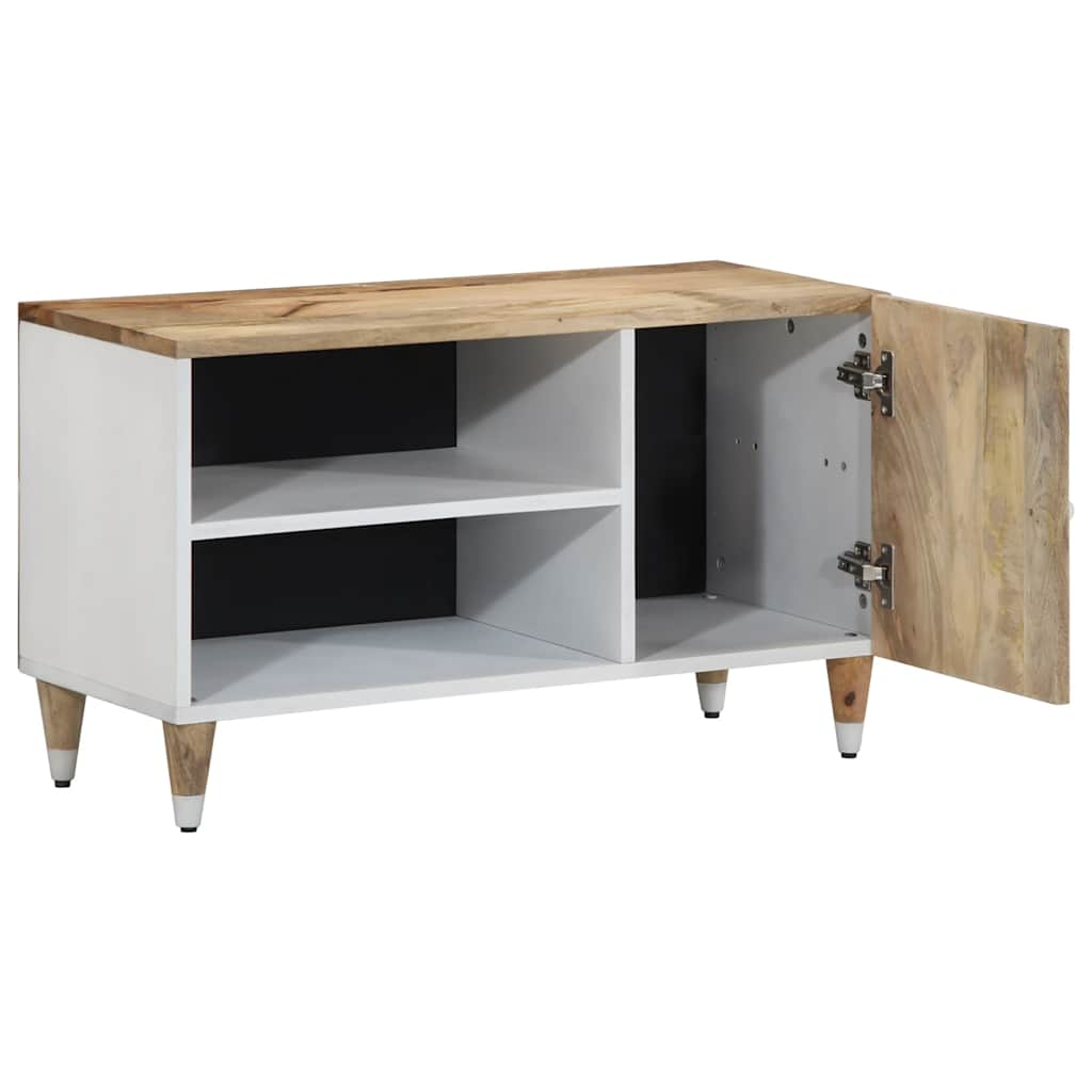 vidaXL TV Cabinet 80x31.5x46 cm Solid Wood Mango