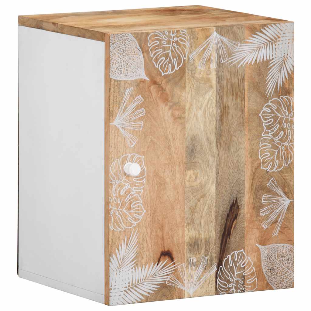 vidaXL Bathroom Hanging Cabinet 38x33.5x48 cm Solid Wood Mango