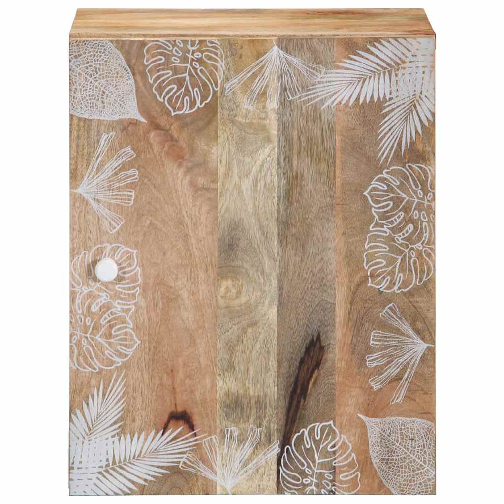 vidaXL Bathroom Hanging Cabinet 38x33.5x48 cm Solid Wood Mango