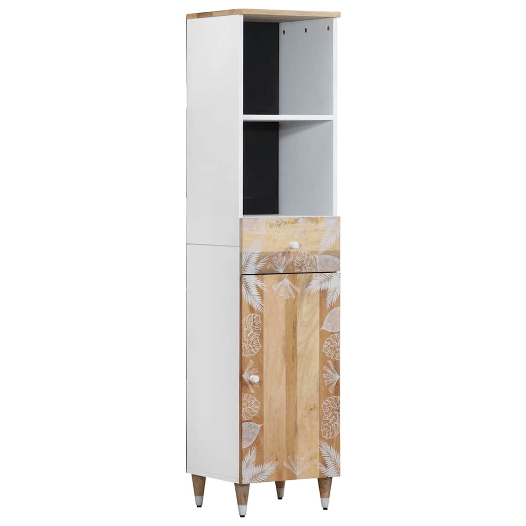 Bathroom Cabinet 38x33,5x160 cm Solid Wood Mango