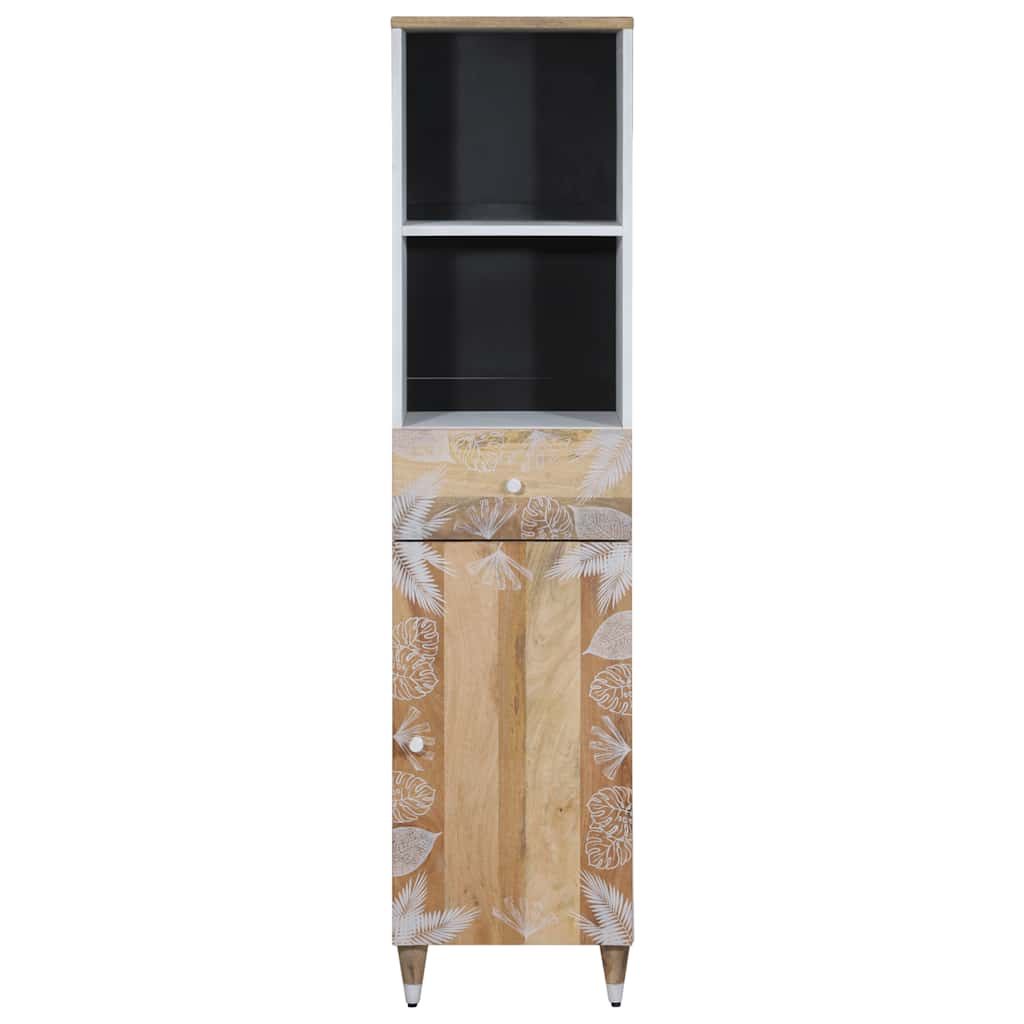 Bathroom Cabinet 38x33,5x160 cm Solid Wood Mango