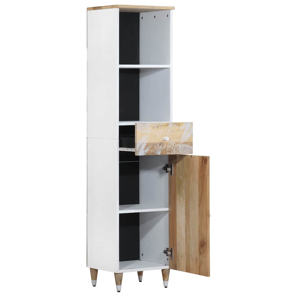 Bathroom Cabinet 38x33,5x160 cm Solid Wood Mango