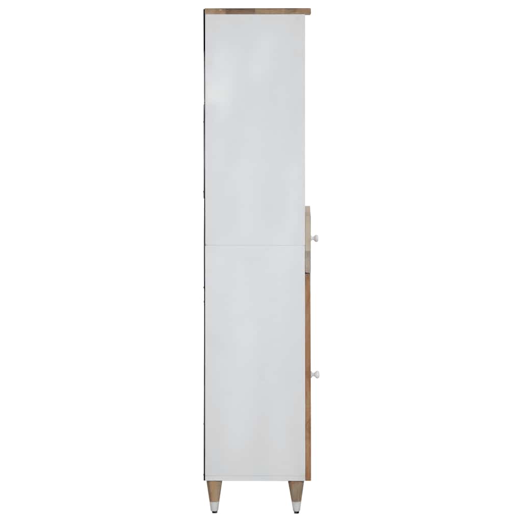 Bathroom Cabinet 38x33,5x160 cm Solid Wood Mango