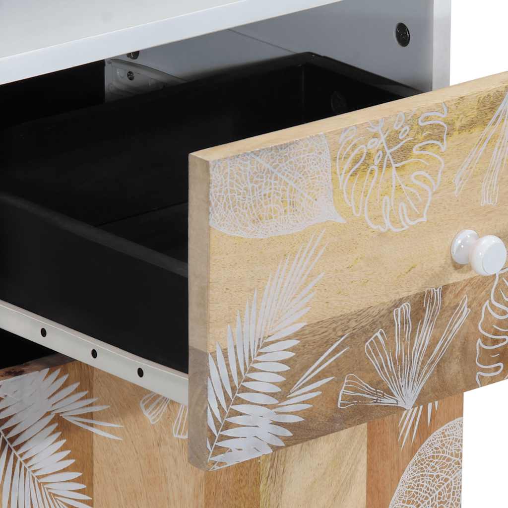 Bathroom Cabinet 38x33,5x160 cm Solid Wood Mango