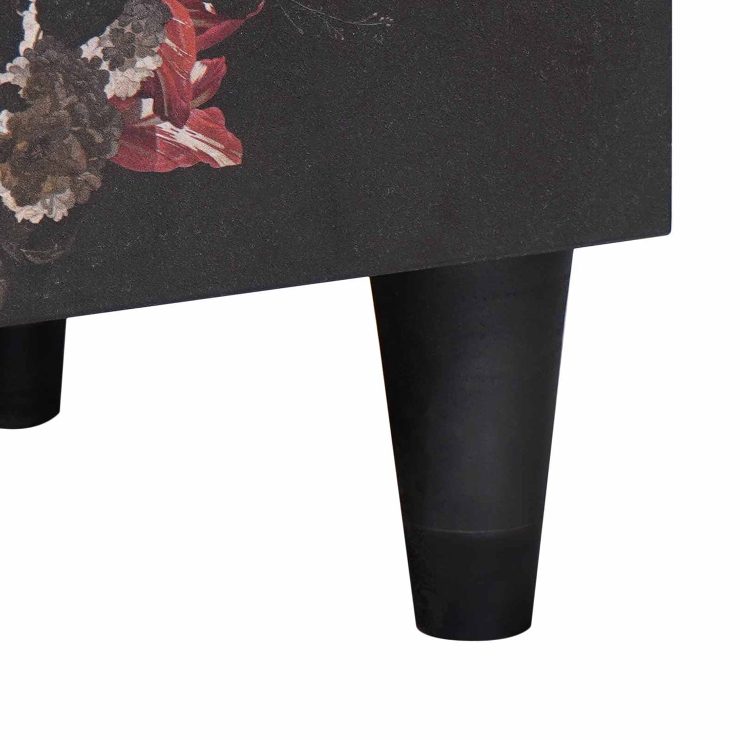 Bedside Cabinet with Door Black 40 x 33 x 46 cm