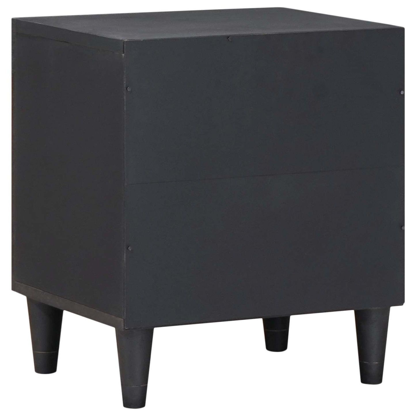Bedside Cabinet with Door Black 40 x 33 x 46 cm