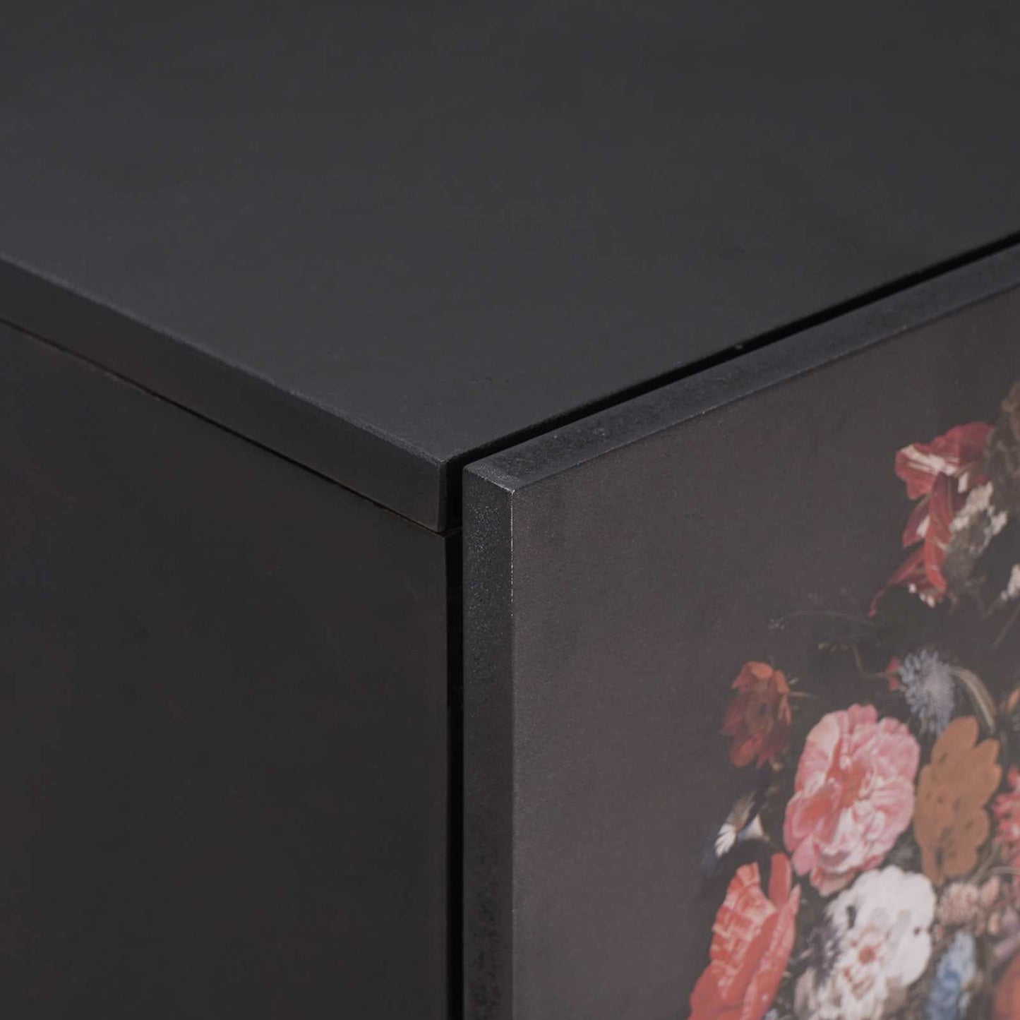 Bedside Cabinet with Door 2 pcs Black 40 x 33 x 46 cm