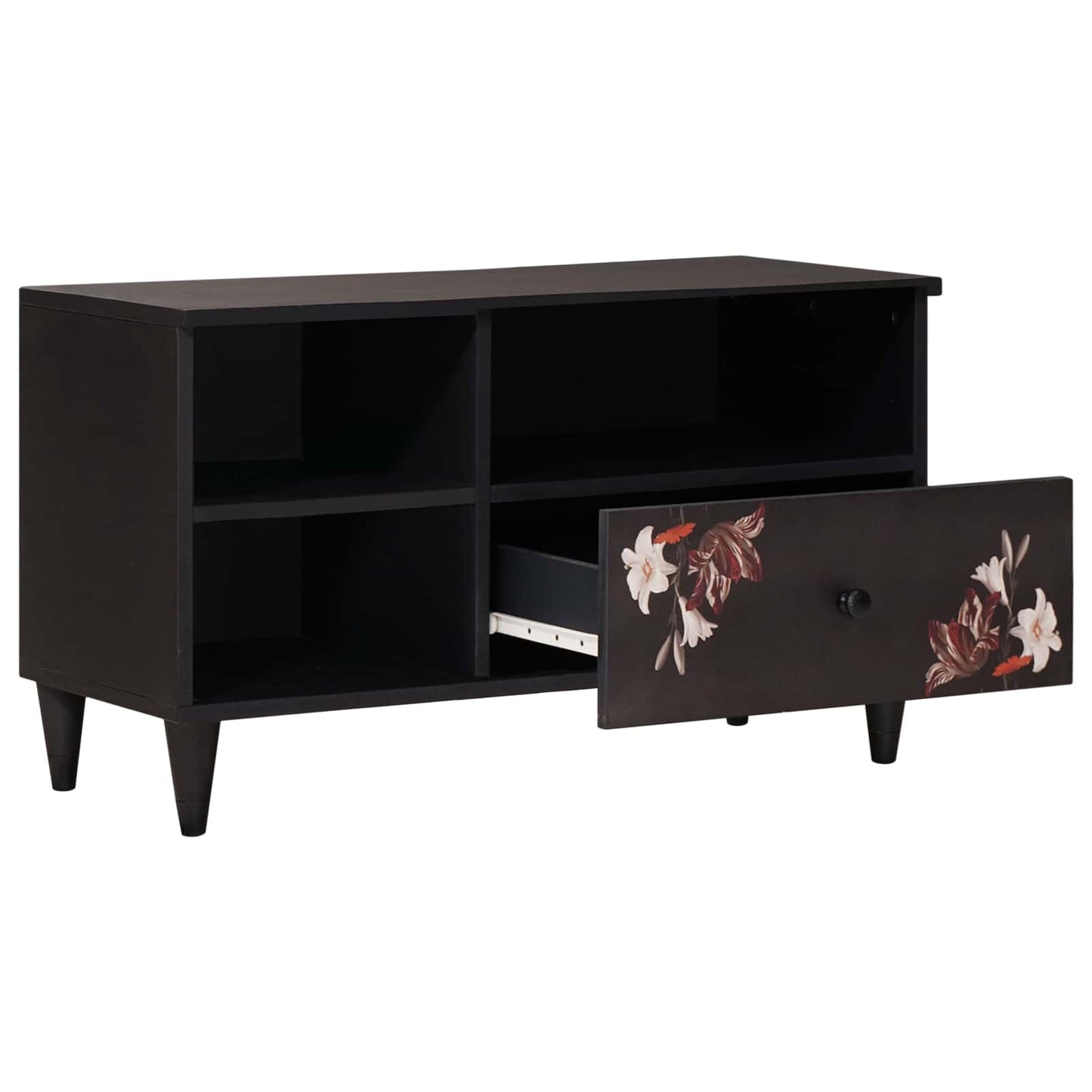 Storage Cabinets Multicolour 80 x 33.5 x 46 cm Solid Mango Wood