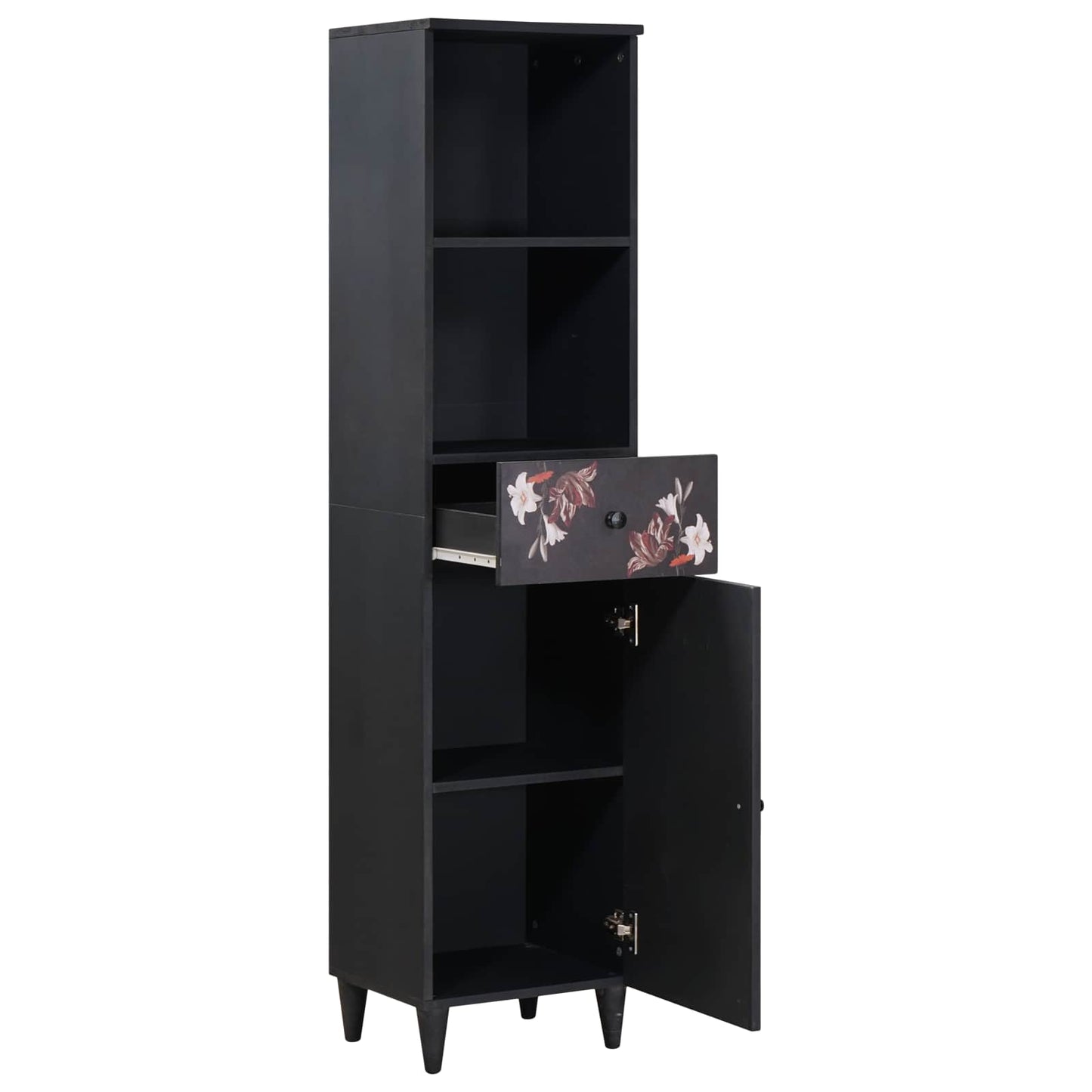 Bathroom Cabinet with Drawer Multicolour 38 x 33.5 x 160 cm