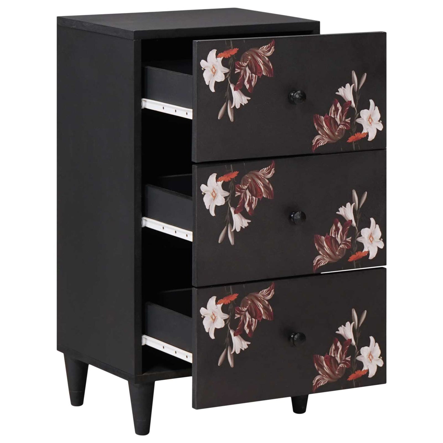 Storage Cabinets Multicolour 40 x 33.5 x 75 cm Solid Mango Wood