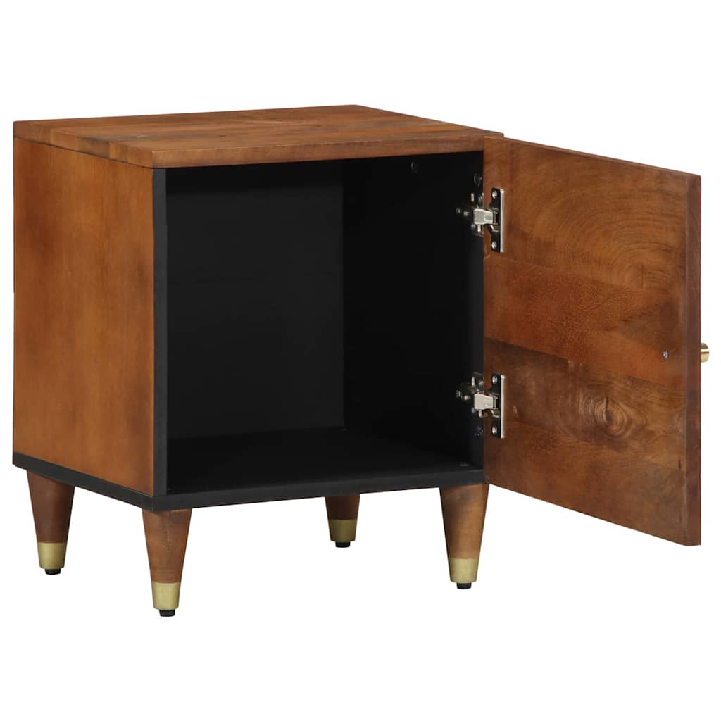 Bedside Cabinet with Door 2 pcs Honey Brown 40 x 33 x 46 cm