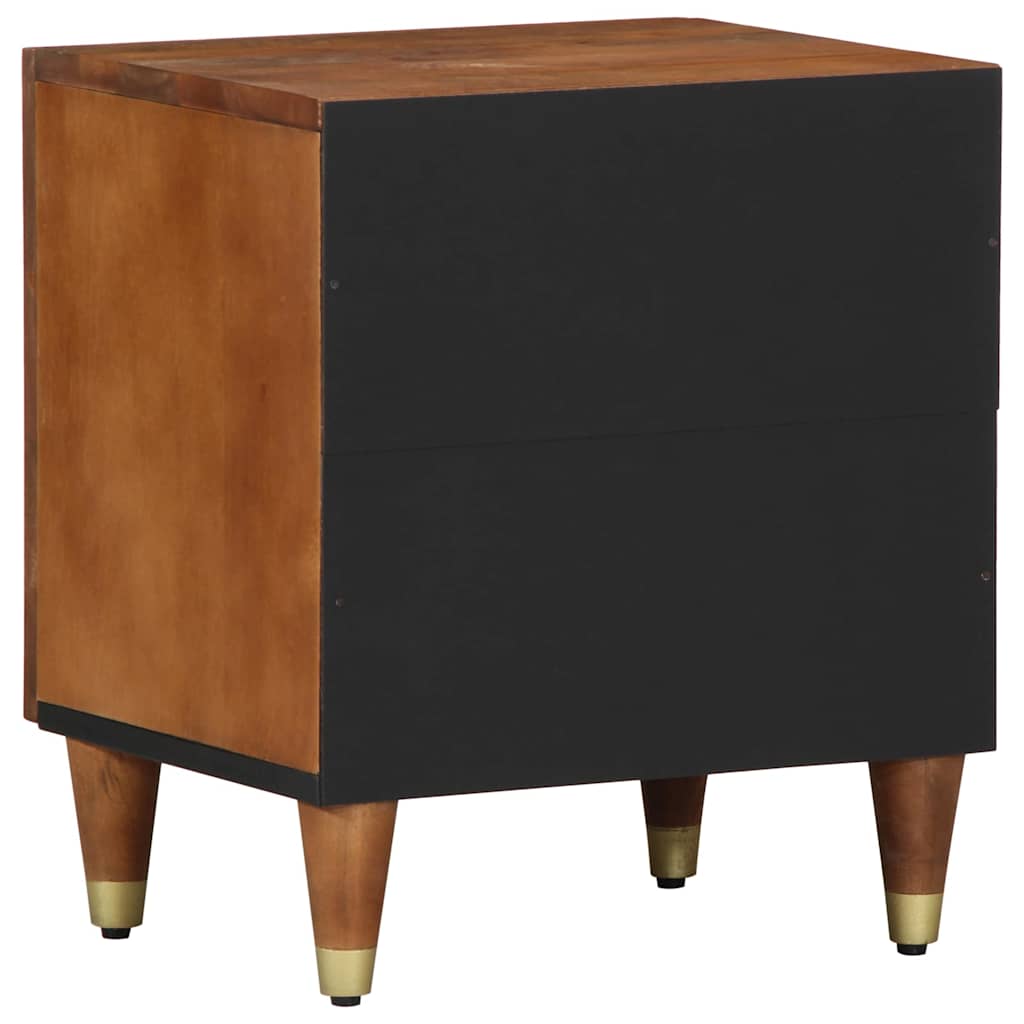 Bedside Cabinet with Door 2 pcs Honey Brown 40 x 33 x 46 cm
