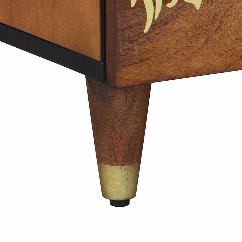 Bedside Cabinet with Drawer 2 pcs Honey Brown 40 x 33 x 46 cm