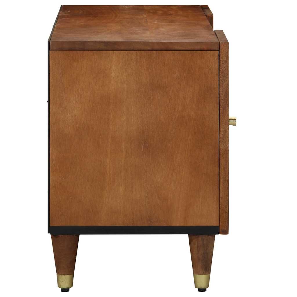 TV Cabinet Honey Brown 105 x 33 x 46 cm Solid Mango Wood