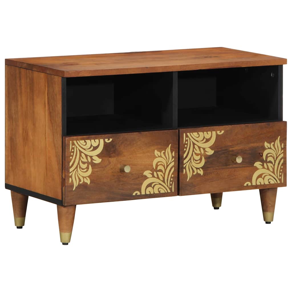 TV Cabinet Honey Brown 70 x 33 x 46 cm Solid Mango Wood