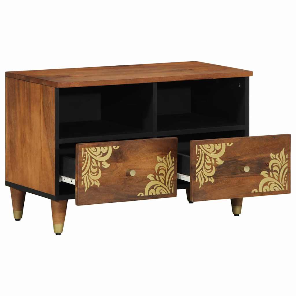 TV Cabinet Honey Brown 70 x 33 x 46 cm Solid Mango Wood