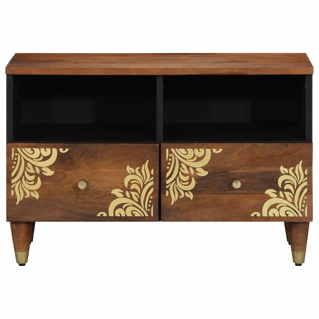 TV Cabinet Honey Brown 70 x 33 x 46 cm Solid Mango Wood