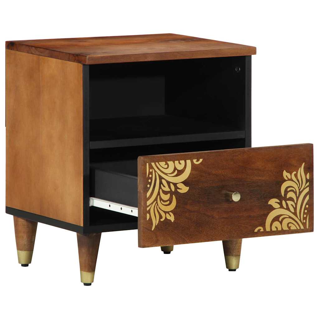 Bedside Cabinet with Drawer 2 pcs Honey Brown 40 x 33 x 46 cm