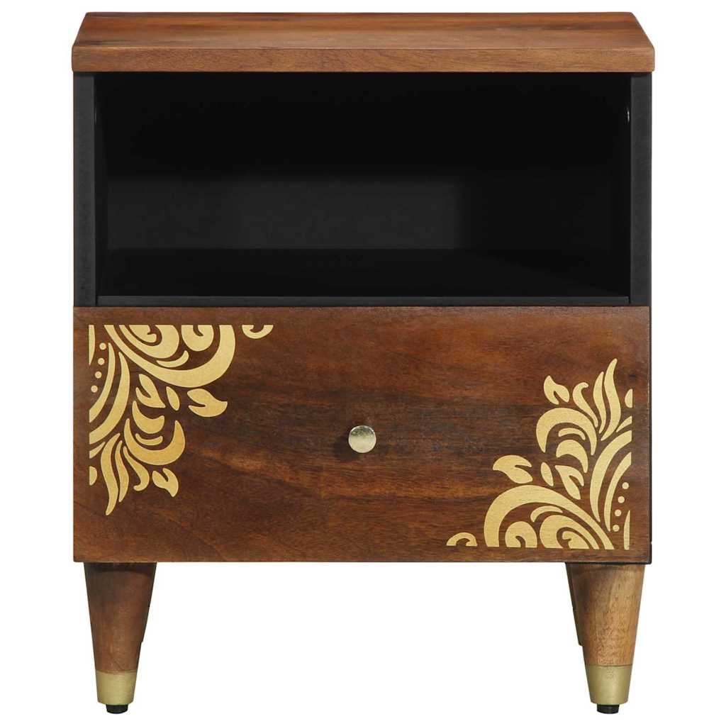 Bedside Cabinet with Drawer 2 pcs Honey Brown 40 x 33 x 46 cm