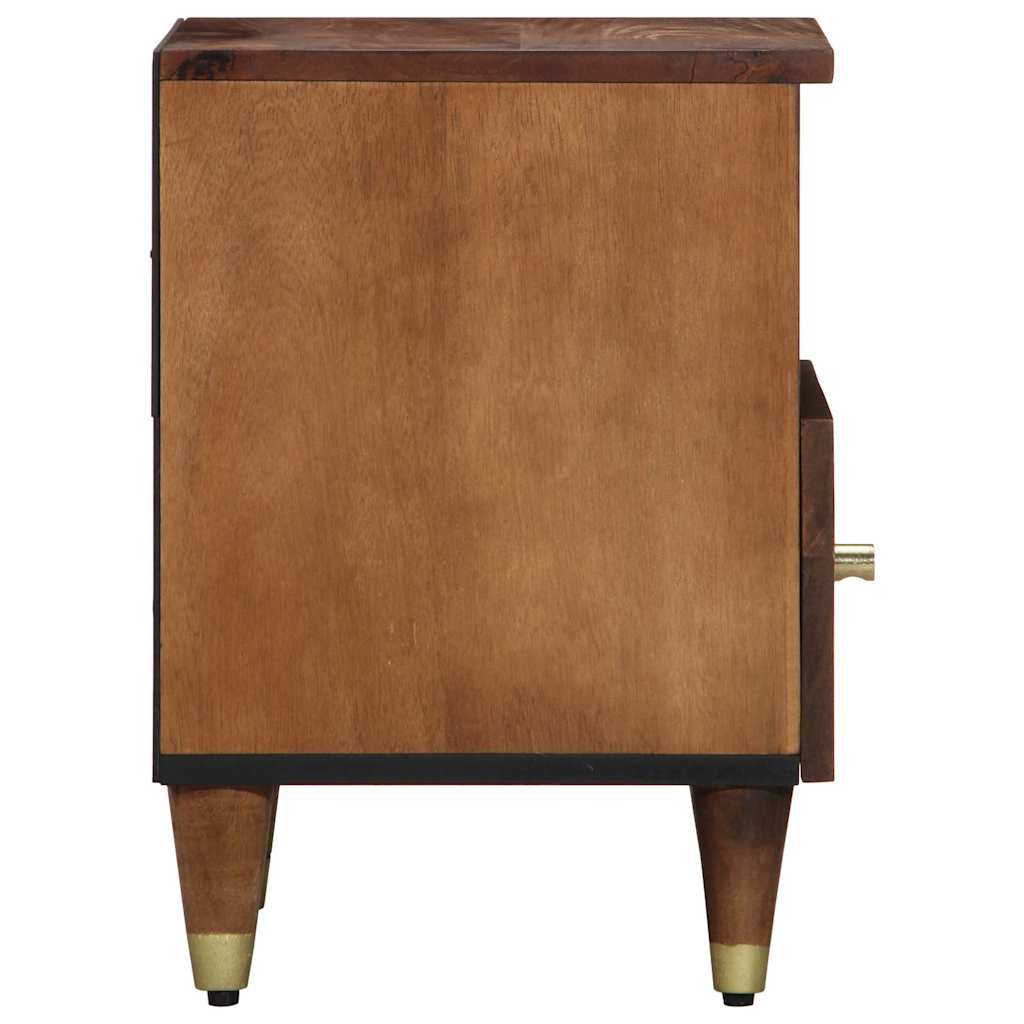 Bedside Cabinet with Drawer 2 pcs Honey Brown 40 x 33 x 46 cm