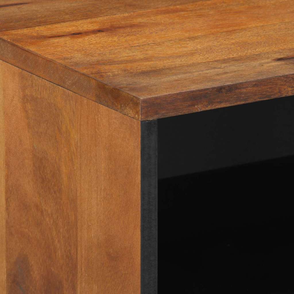 Bedside Cabinet Honey Brown 50 x 33 x 62 cm Solid Mango Wood
