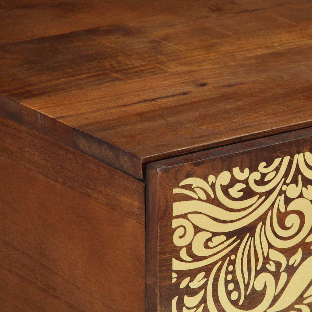 Coffee Table Honey Brown 100 x 54 x 40 cm Solid Mango Wood