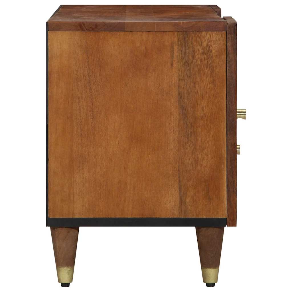 TV Cabinet Honey Brown 105 x 33 x 46 cm Solid Mango Wood