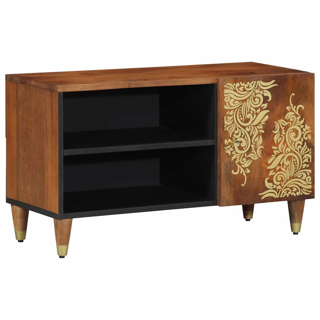TV Cabinet Honey Brown 80 x 33 x 46 cm Solid Mango Wood