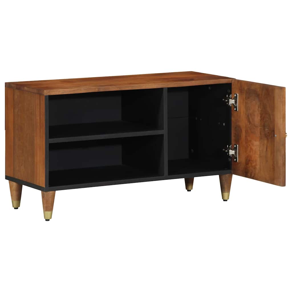TV Cabinet Honey Brown 80 x 33 x 46 cm Solid Mango Wood