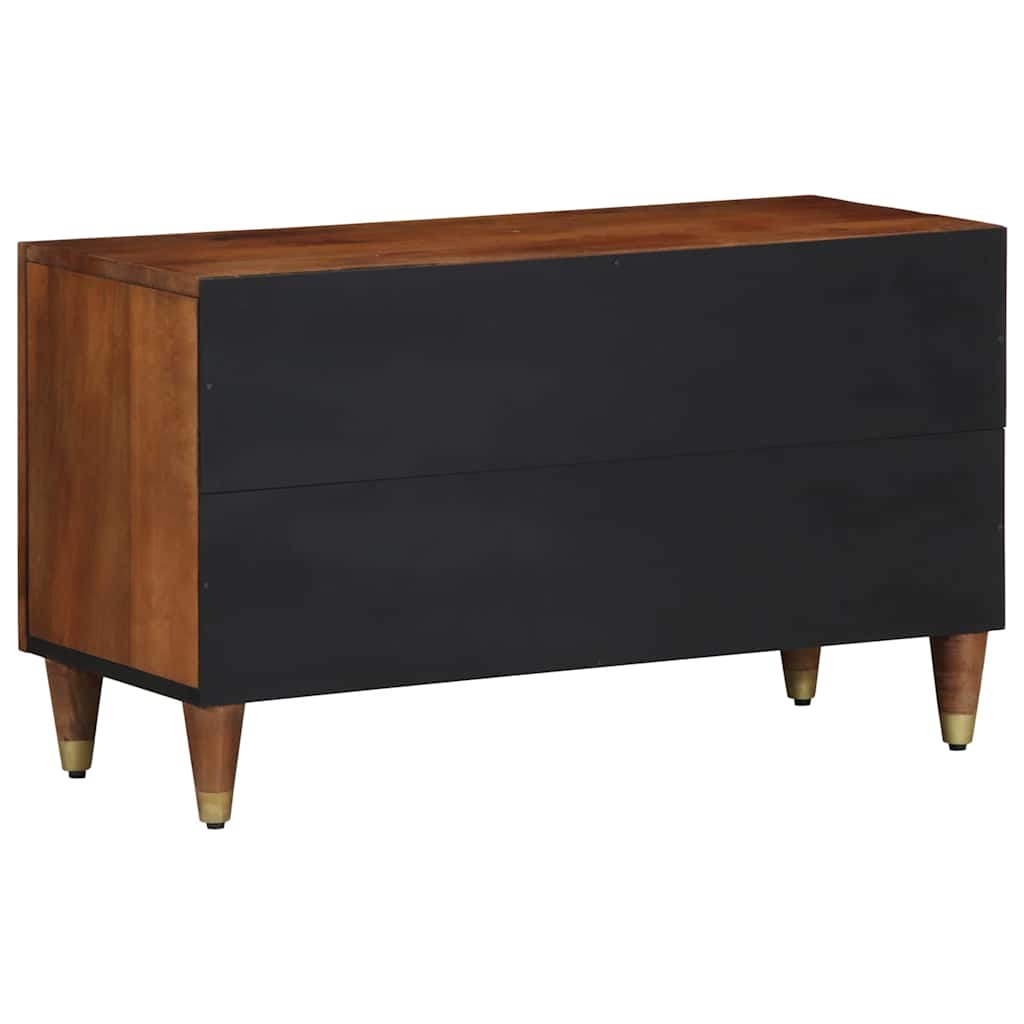TV Cabinet Honey Brown 80 x 33 x 46 cm Solid Mango Wood