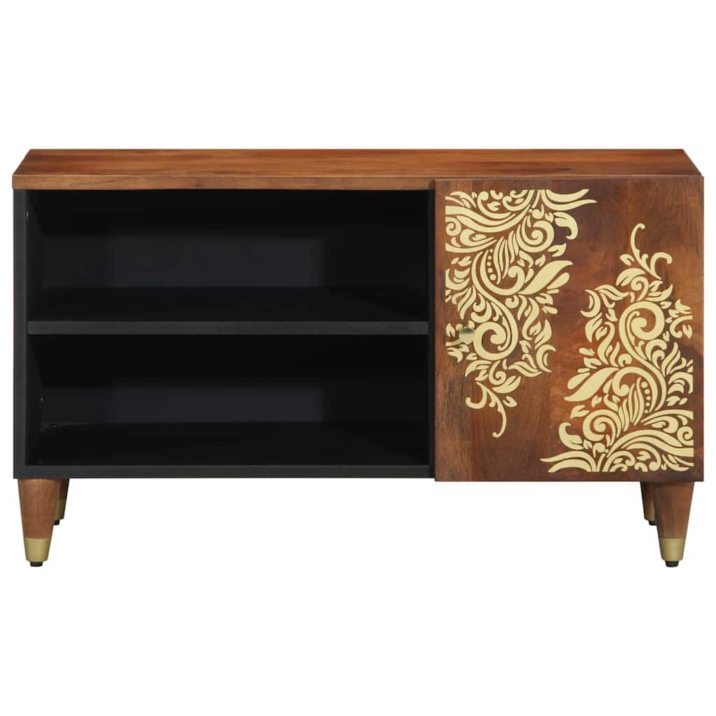 TV Cabinet Honey Brown 80 x 33 x 46 cm Solid Mango Wood