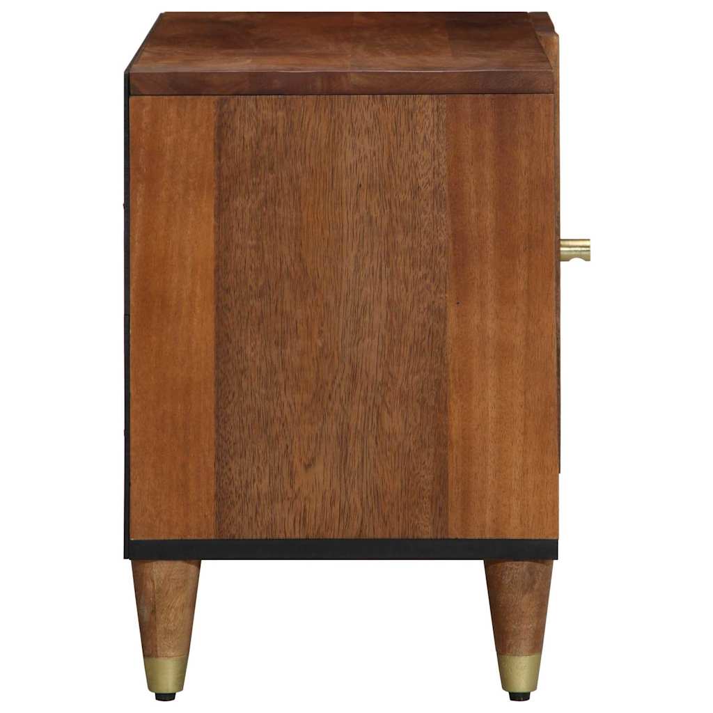 TV Cabinet Honey Brown 80 x 33 x 46 cm Solid Mango Wood