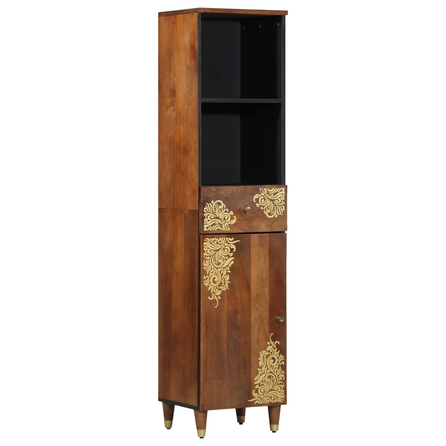 Bathroom Cabinet Honey brown 38 x 33 x 160 cm Solid Mango Wood