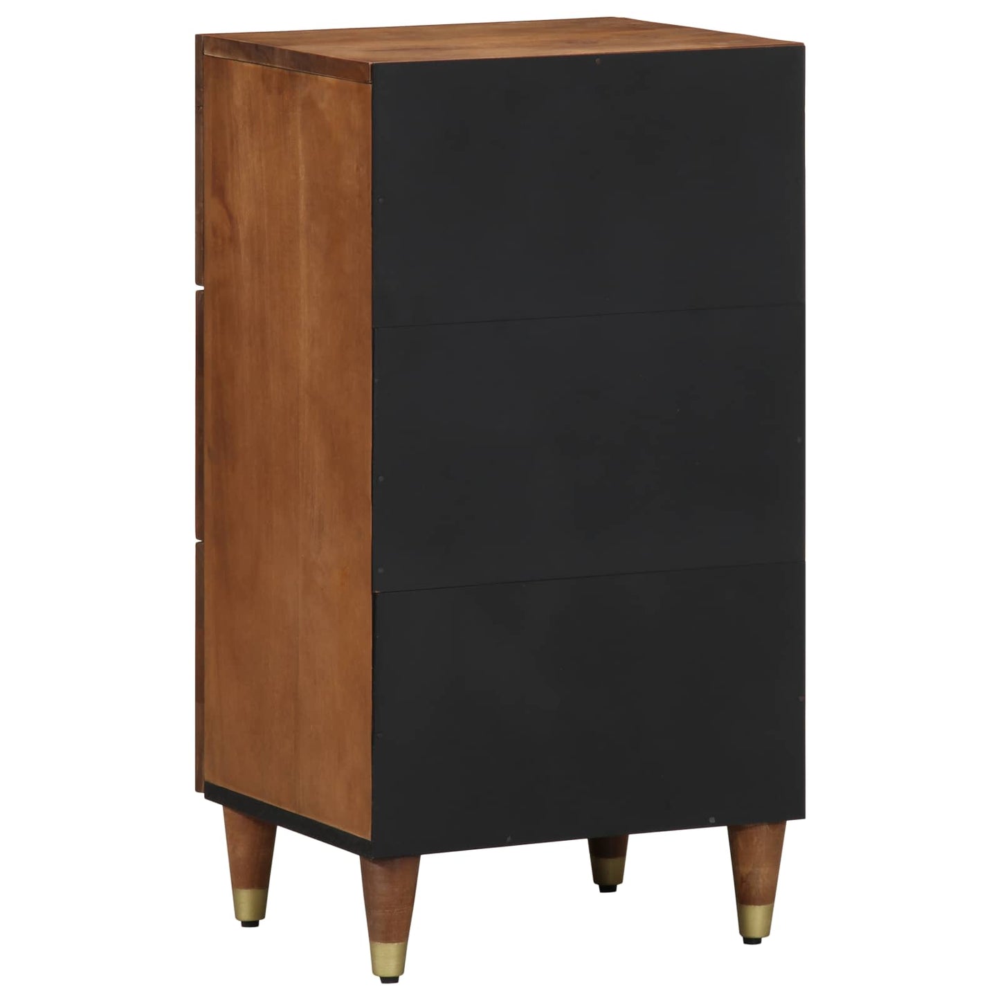 Sideboard with Drawer Brown 40 x 33 x 75 cm Solid Mango Wood