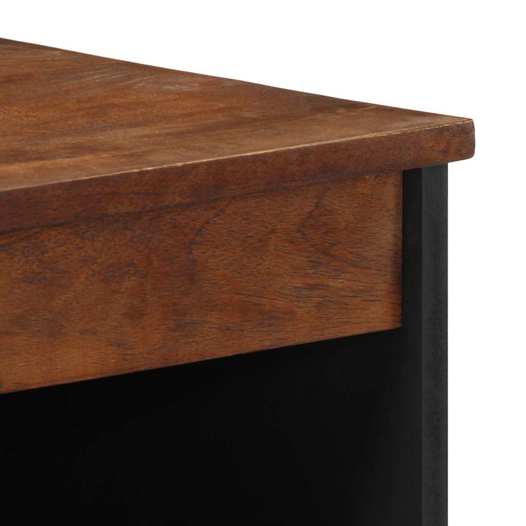 Sideboard with Shelf Brown 60 x 33 x 75 cm Solid Mango Wood