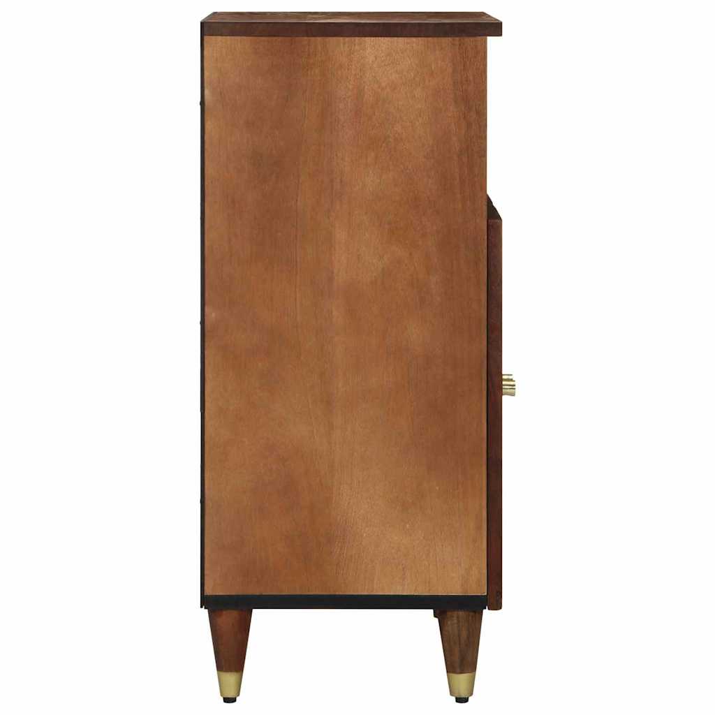 Sideboard with Shelf Brown 60 x 33 x 75 cm Solid Mango Wood