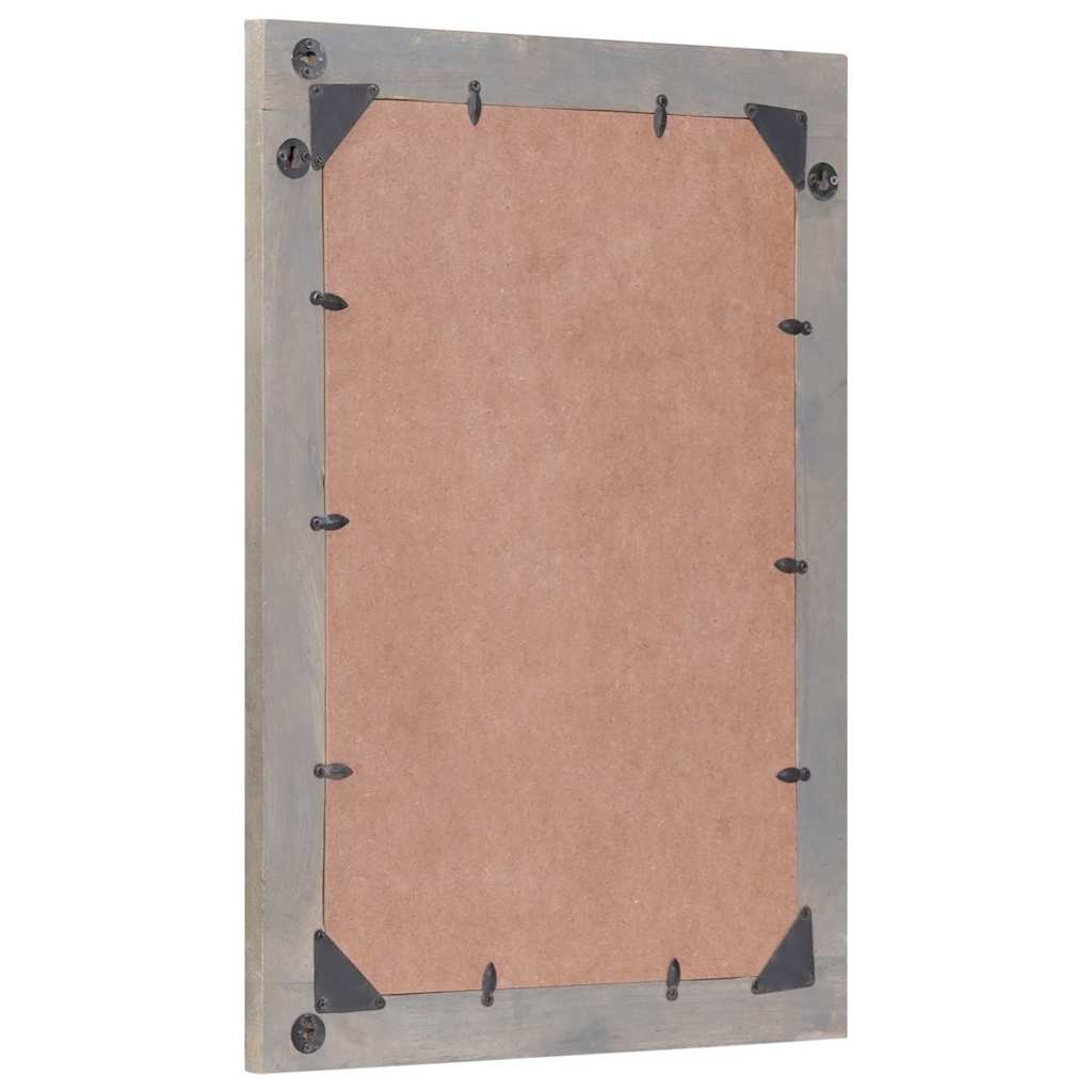 Bathroom Mirror with Mirror Grey 70 x 50 x 2.5 cm