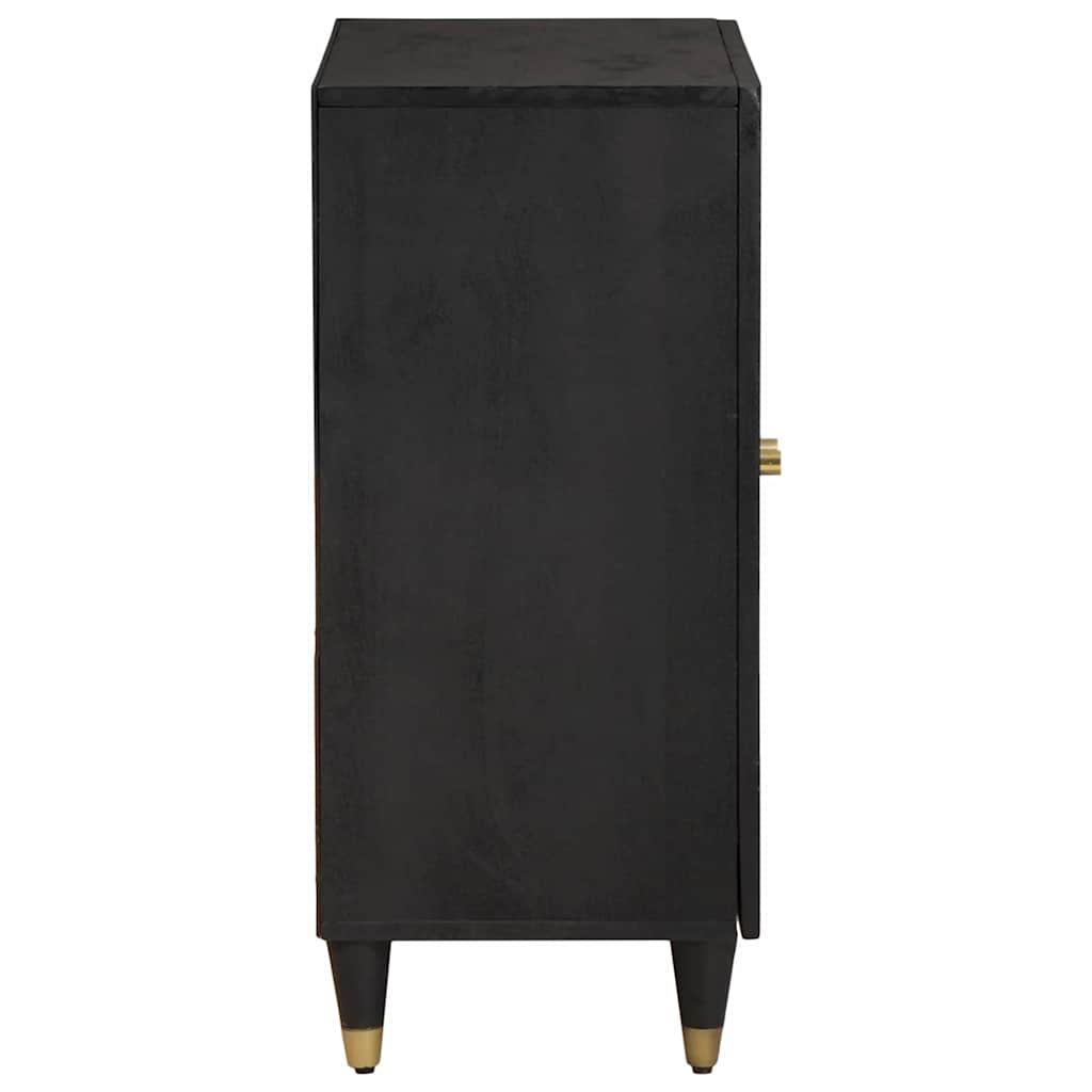 Sideboard Black 60 x 33 x 75 cm Solid Mango Wood