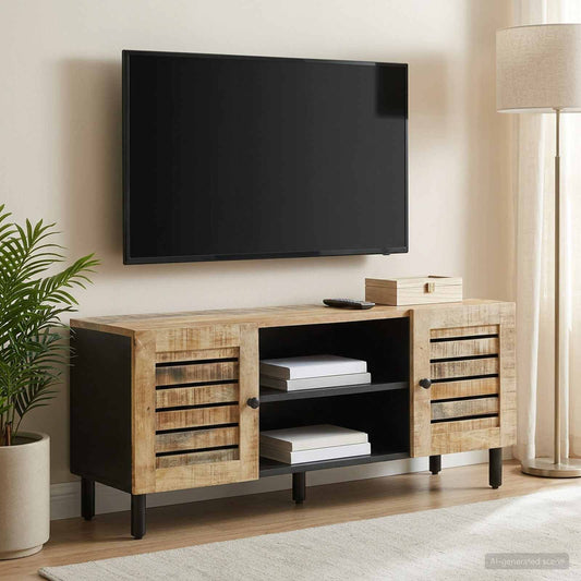 Storage Cabinets Natural 105 x 33 x 46 cm Solid Mango Wood