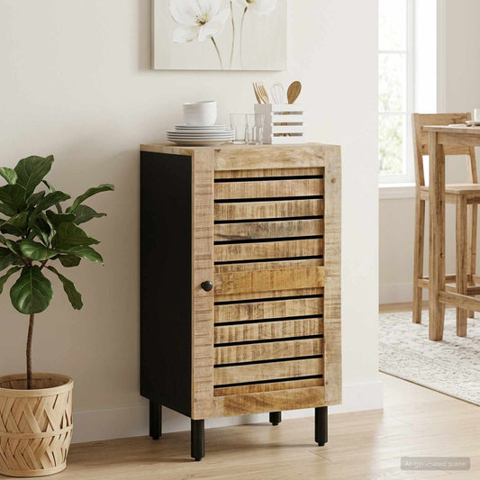 Storage Cabinet Natural 40 x 33 x 75 cm Solid Mango Wood