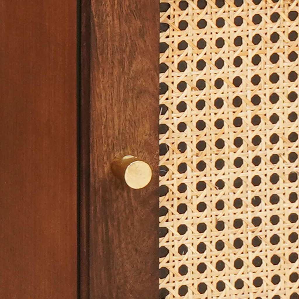 Bedside Cabinet Brown 40 x 33.5 x 46 cm Solid Acacia wood